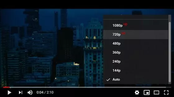 ukuran layar video YouTube