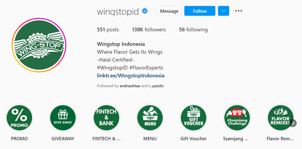bio instagram jualan