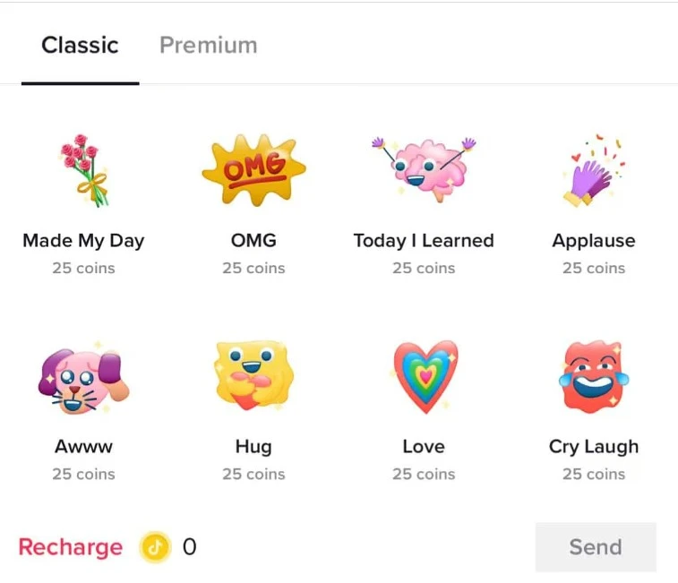 cara mengirim hadiah di video tiktok