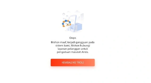 kenapa tidak bisa COD di Lazada