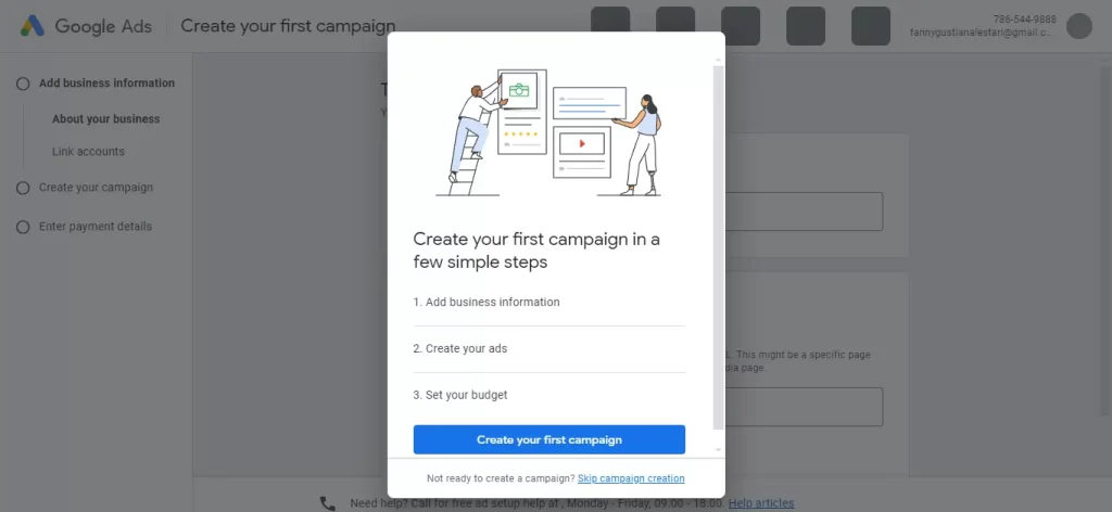 cara membuat iklan Google
