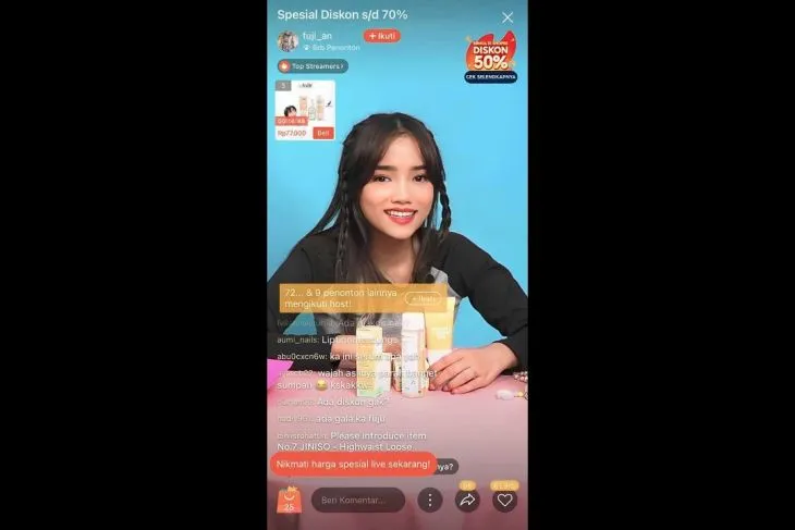 cara agar Live Shopee banyak penonton